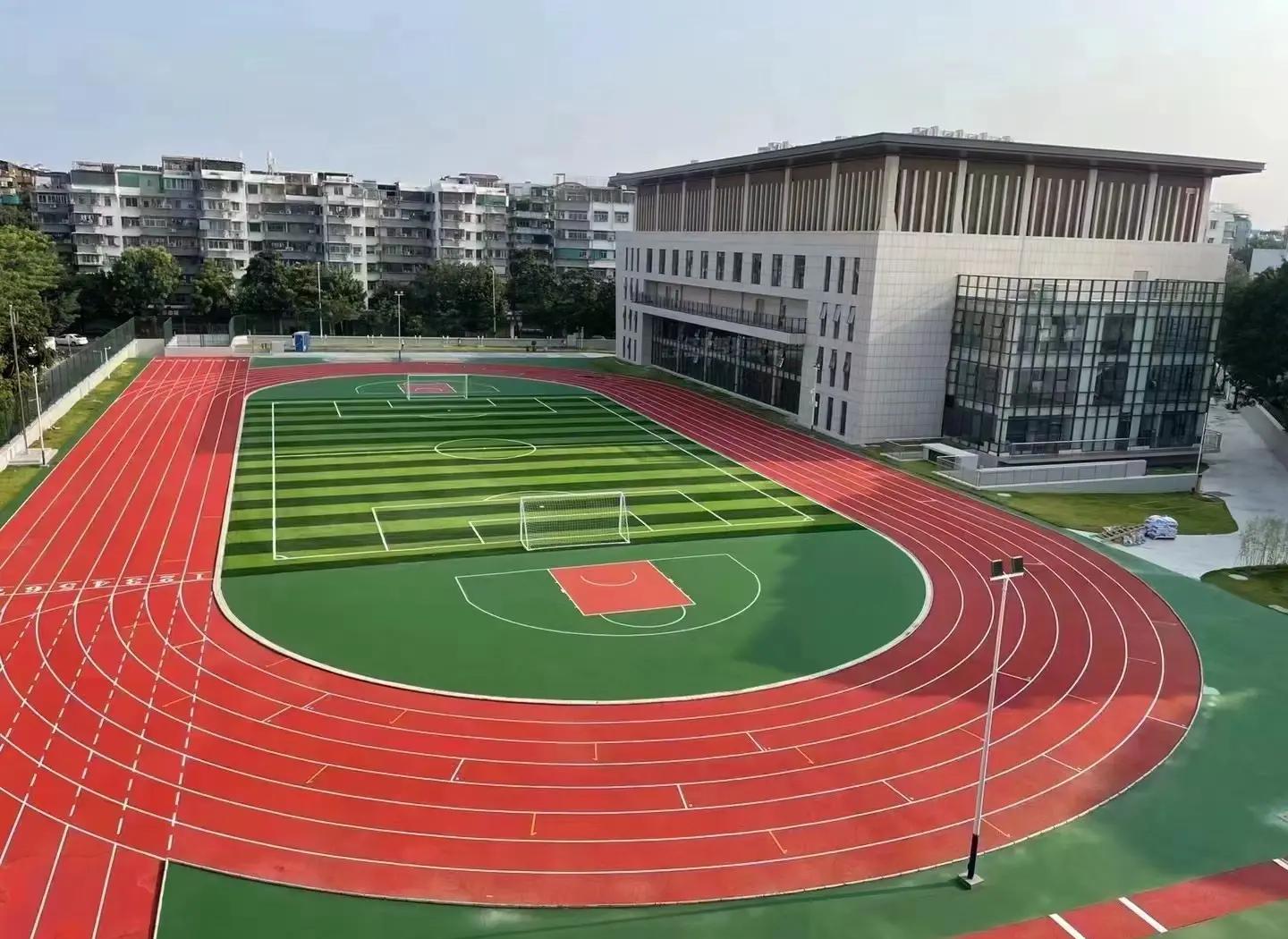 苏州市硅PU材料塑胶篮球场 - 方案